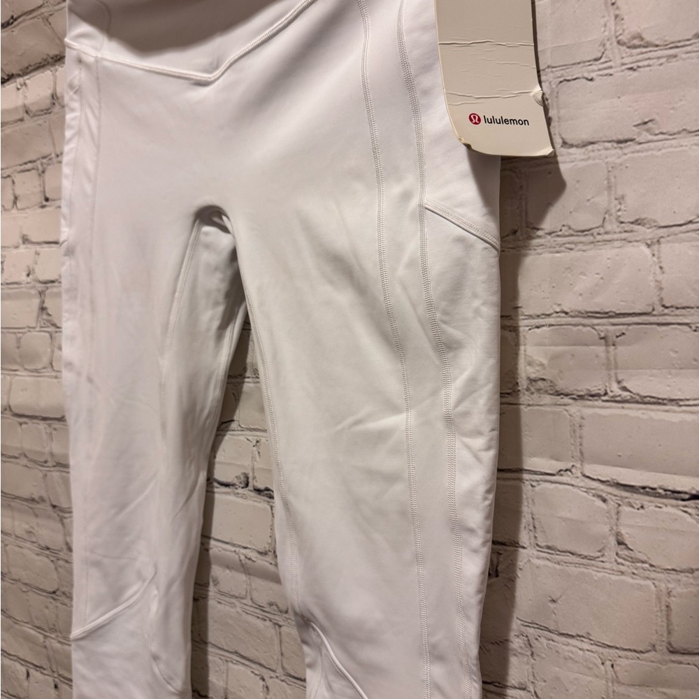 lululemon athletica White Leggings NWT
